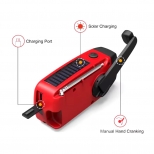 Noodradio met zaklamp en 2000 mAh powerbank